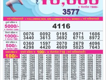 Punjab Lottery Result Today