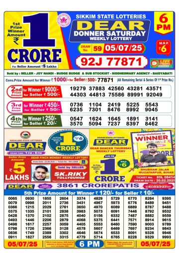 लाटरी सम्बाद टुडे