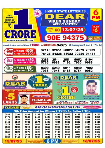 लाटरी सम्बाद टुडे