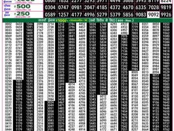राजश्री 50 लाटरी का रात 7:30 बजे का रिज़ल्ट दिनांक 05.11.25 लाटरी सम्बाद टुडे