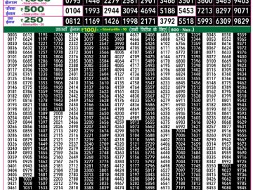राजश्री 50 लाटरी का रात 7:30 बजे का रिज़ल्ट दिनांक 07.11.25 लाटरी सम्बाद टुडे