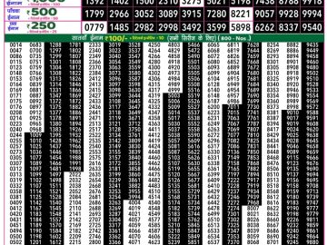 राजश्री 50 लाटरी का रात 7:30 बजे का रिज़ल्ट दिनांक 09.11.25 लाटरी सम्बाद टुडे