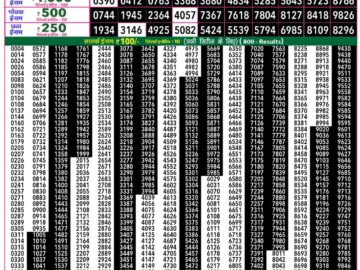 राजश्री 50 लाटरी का रात 7:30 बजे का रिज़ल्ट दिनांक 08.12.25 लाटरी सम्बाद टुडे