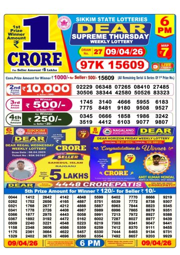 लाटरी सम्बाद टुडे